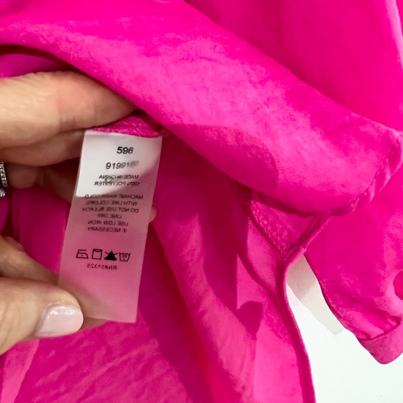 Vince Camuto Women's Women's V-Neck 3/4 Sleeve Rumple Blouse - Picture 4 of 6